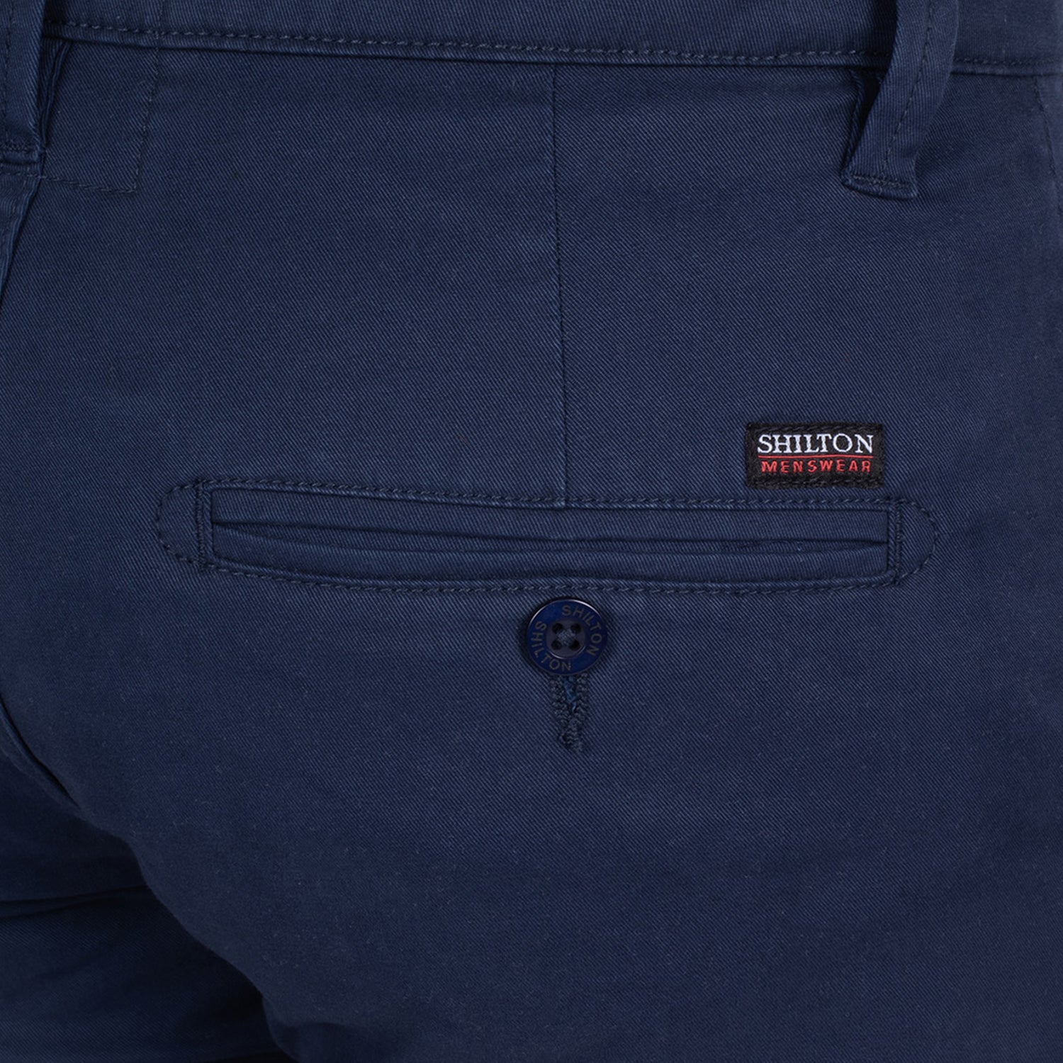 Patch chino pants