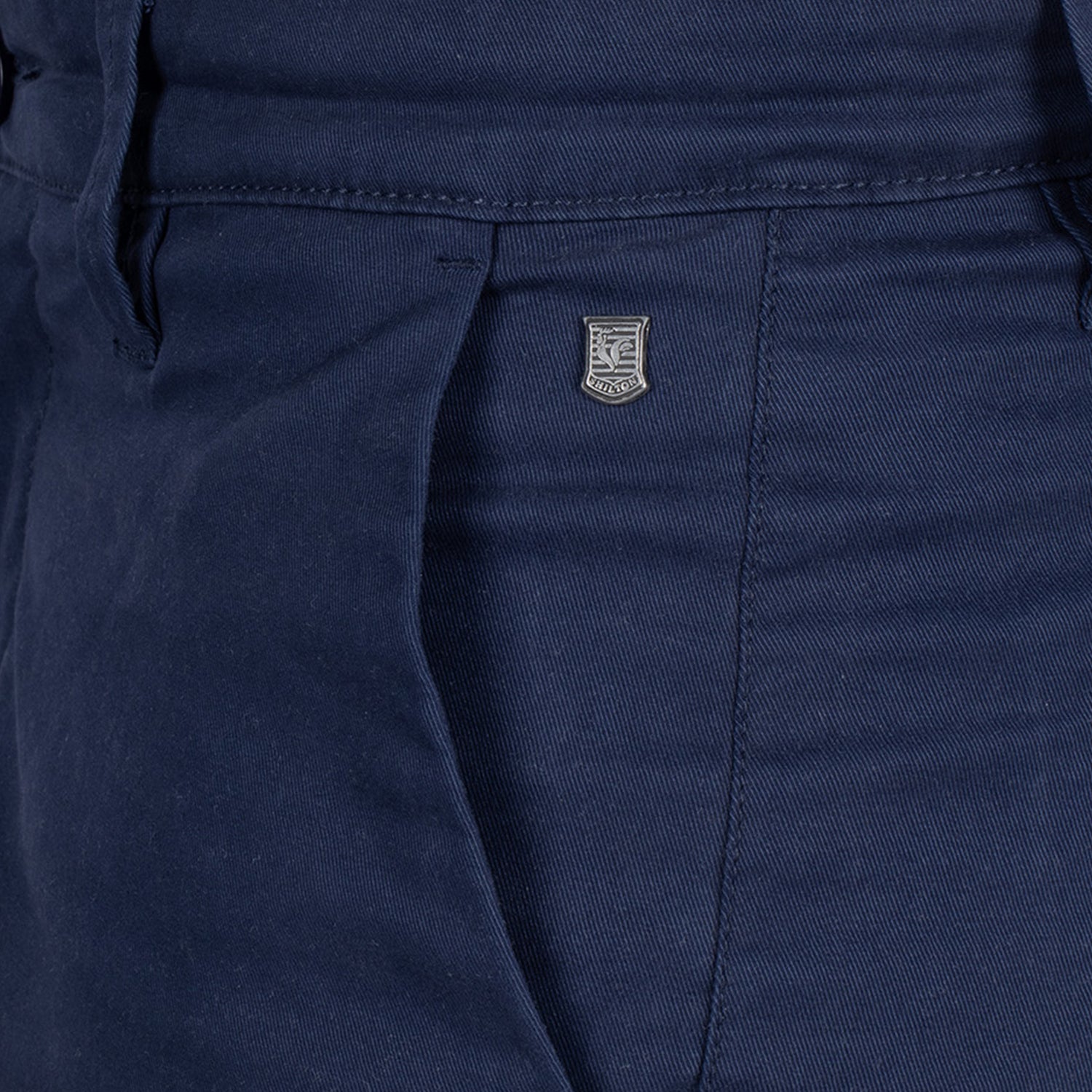 Patch chino pants