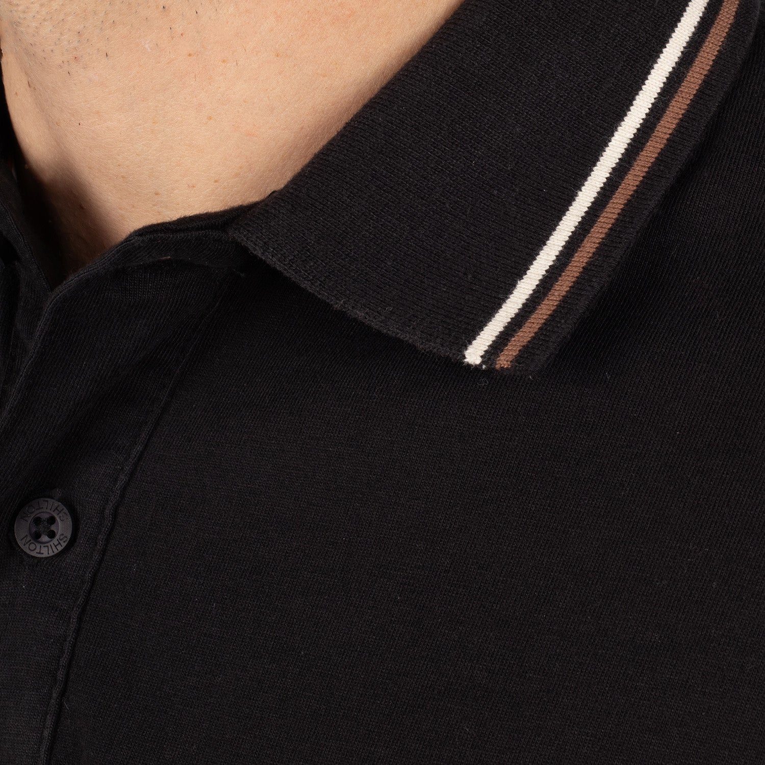 Plain rugby polo shirt