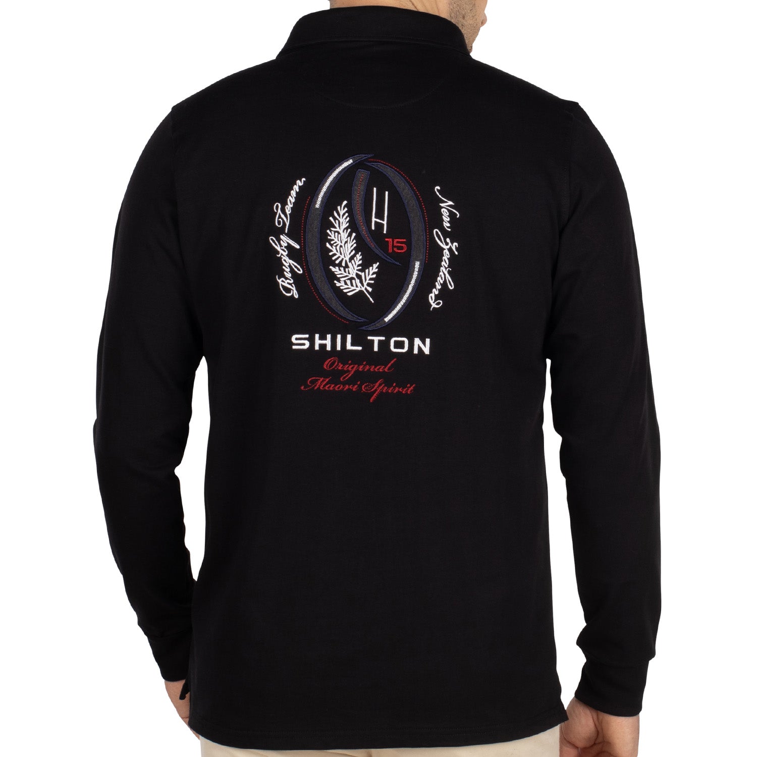 Maori spirit rugby polo shirt