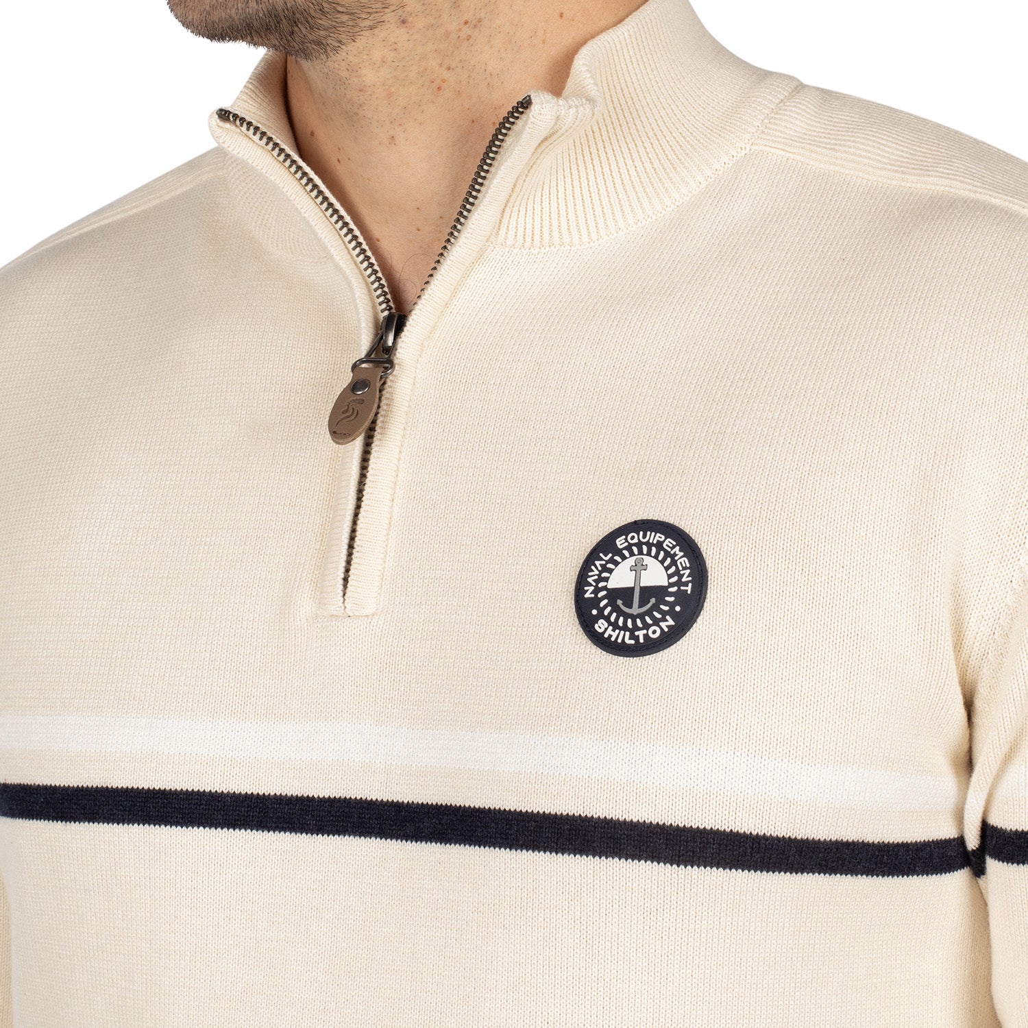 Naval trucker sweater