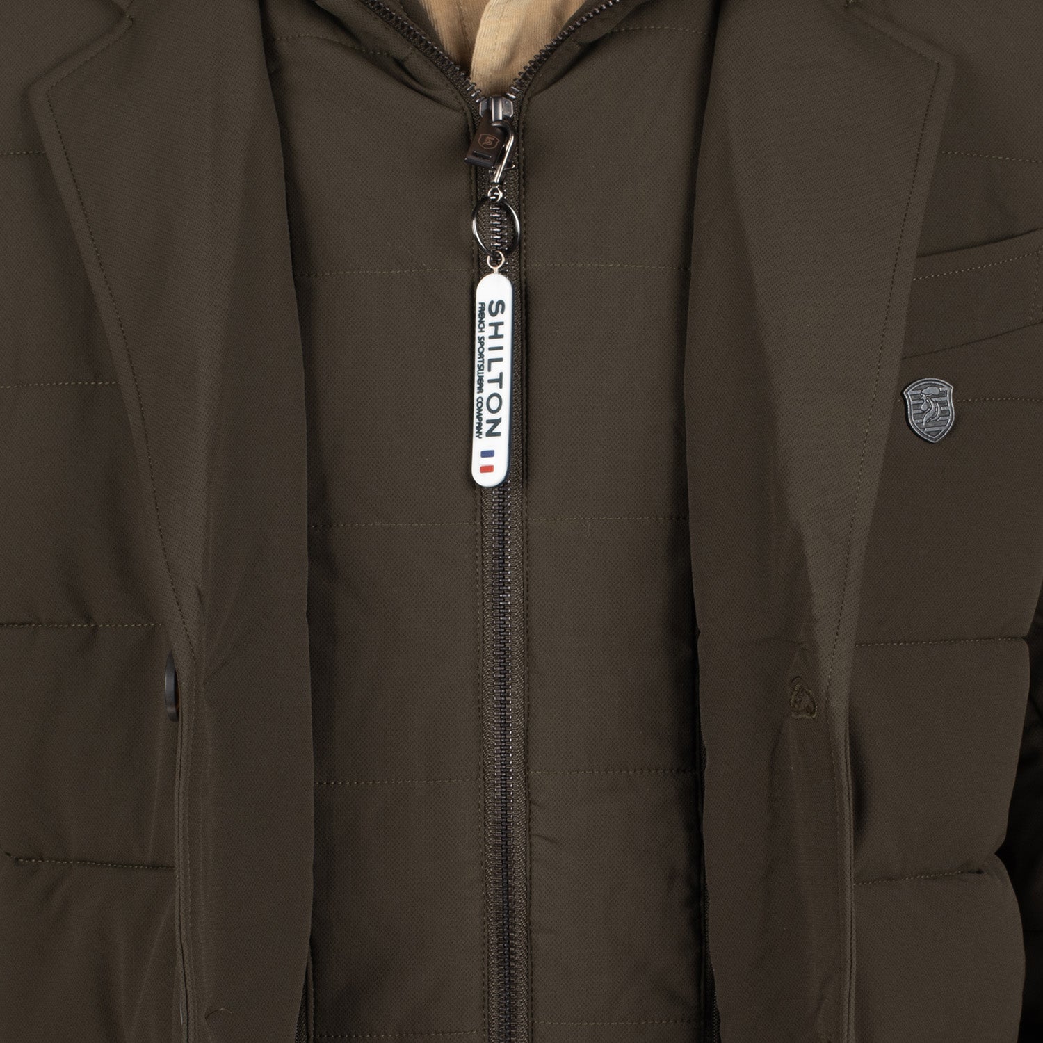 Arosa hooded down jacket