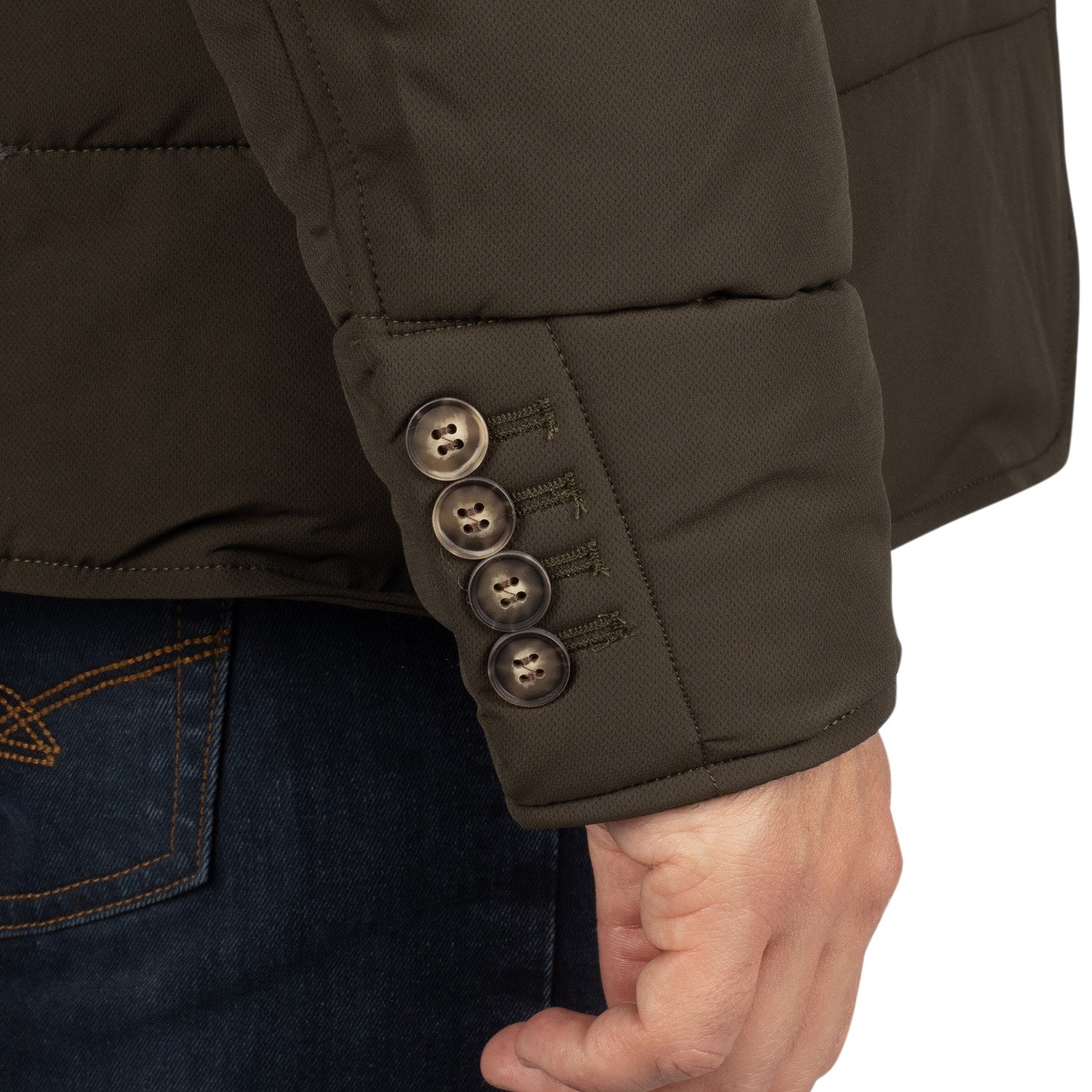 Arosa hooded down jacket