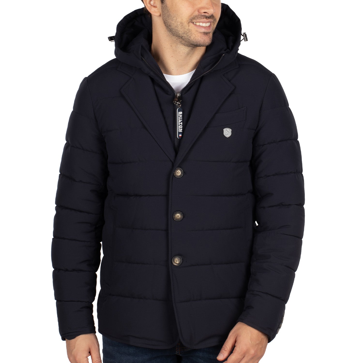 Arosa hooded down jacket