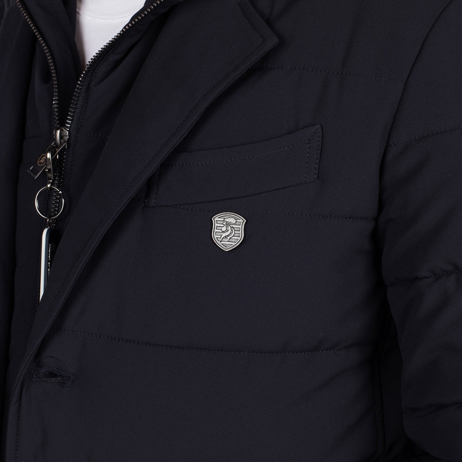 Arosa hooded down jacket