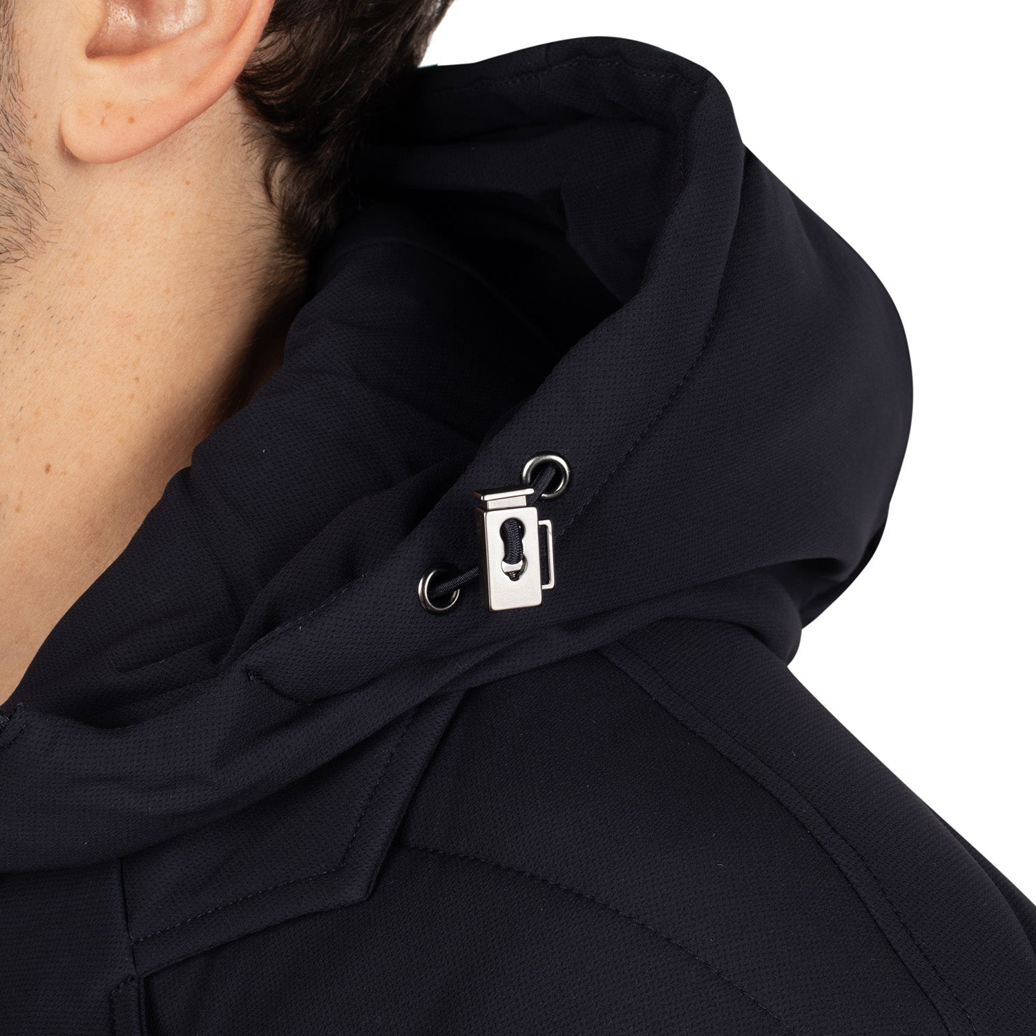 Arosa hooded down jacket