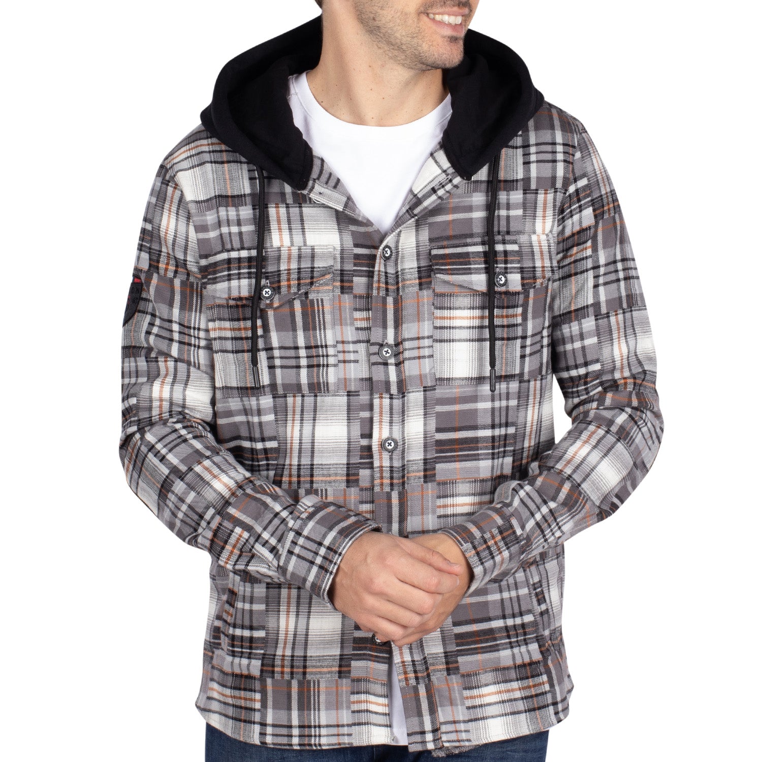 Checked overshirt
