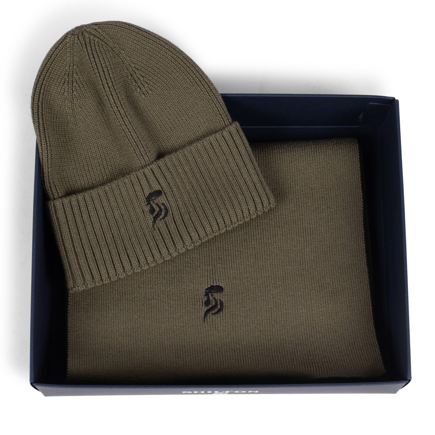 Plain hat and scarf pack