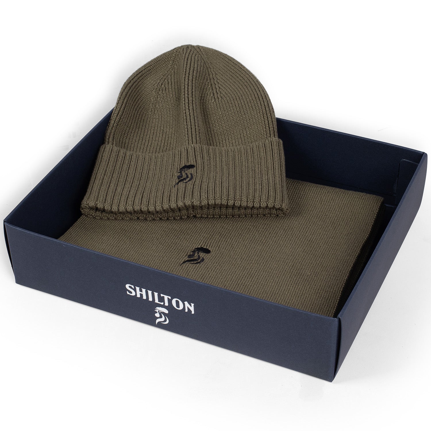 Plain hat and scarf pack
