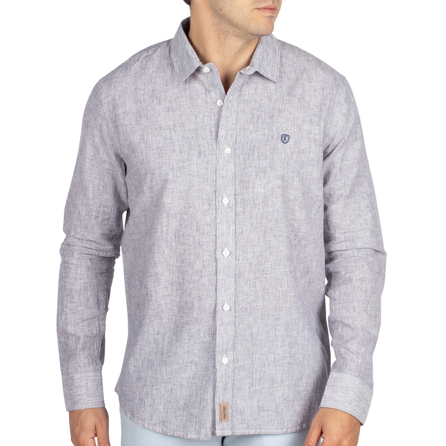 Striped linen shirt