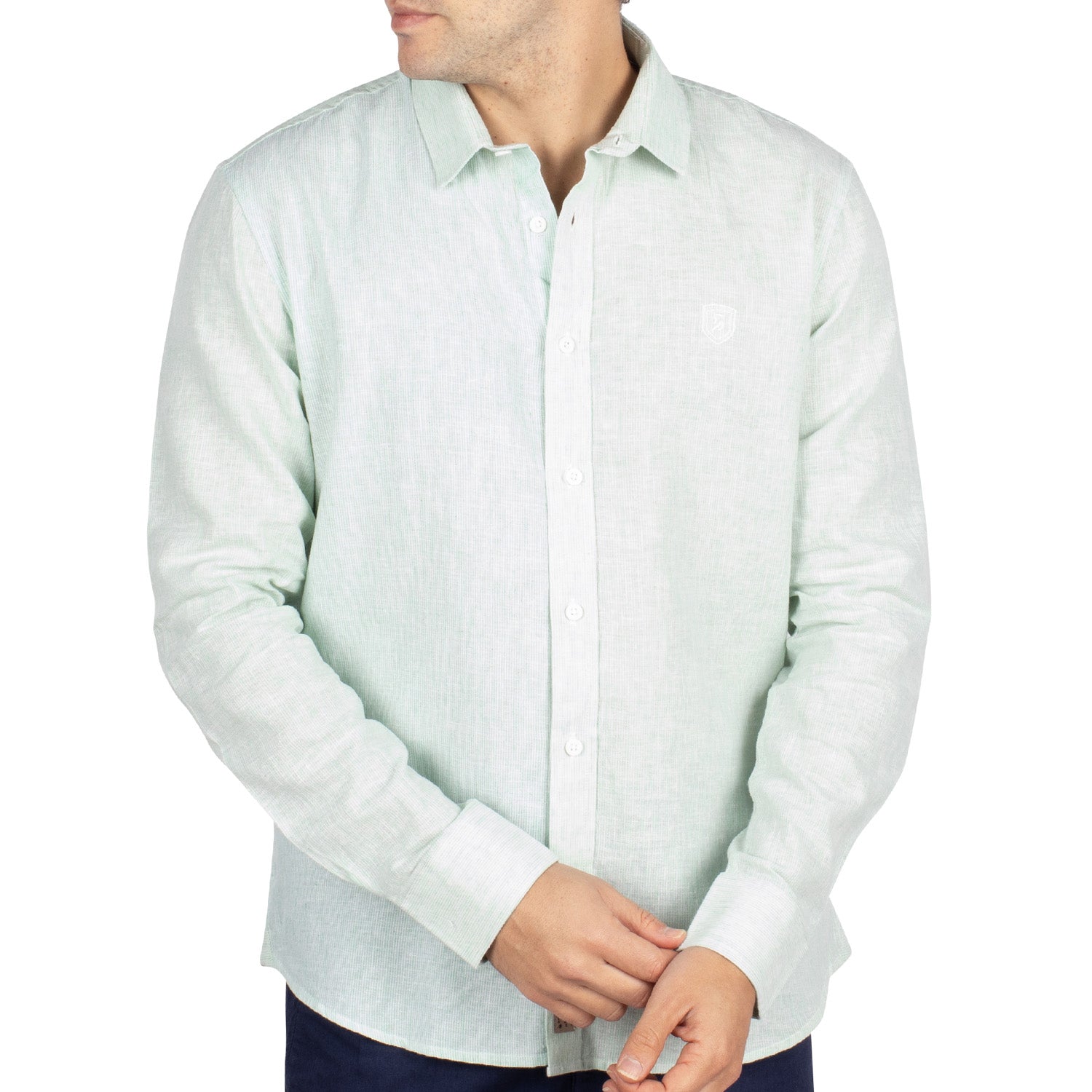 Striped linen shirt