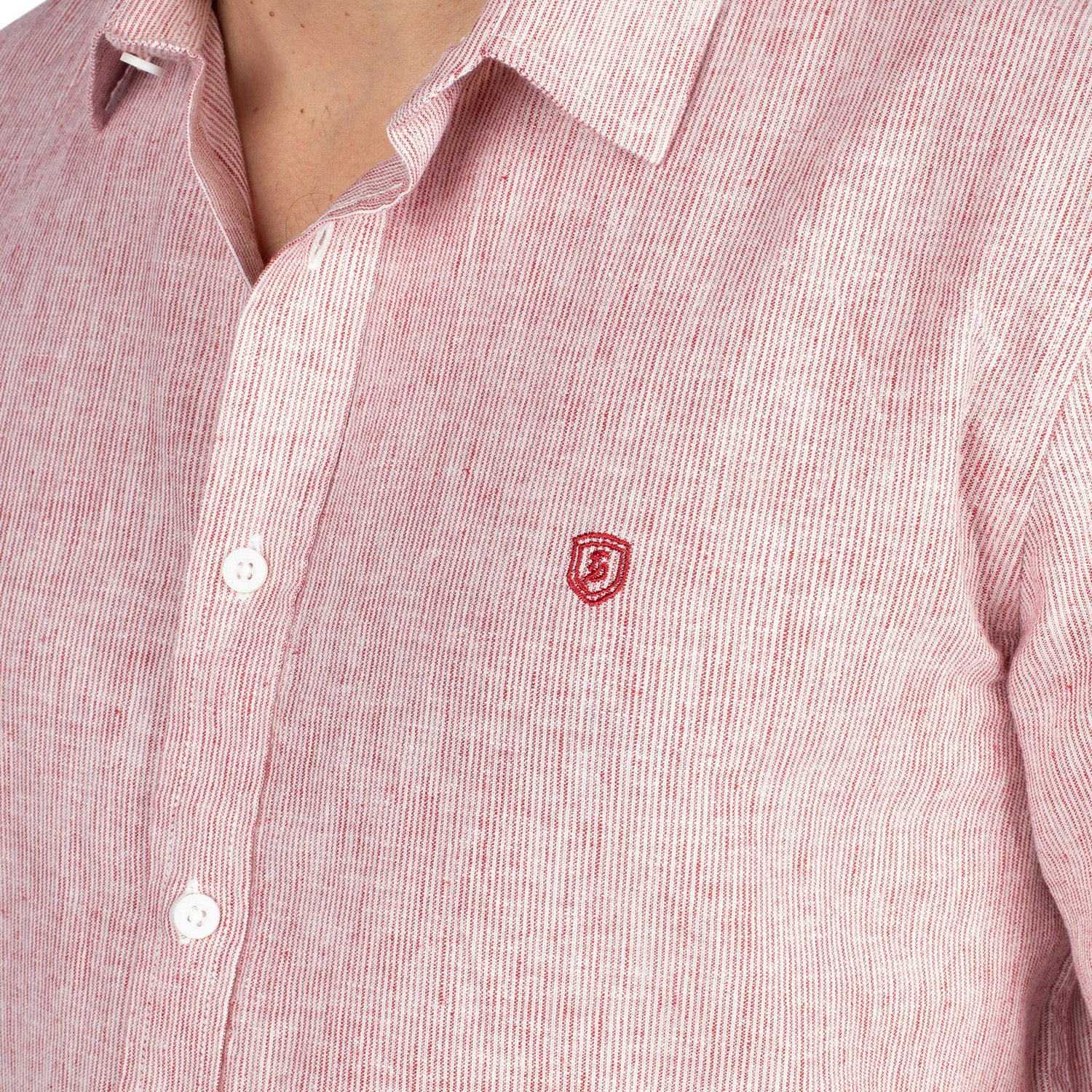 Striped linen shirt