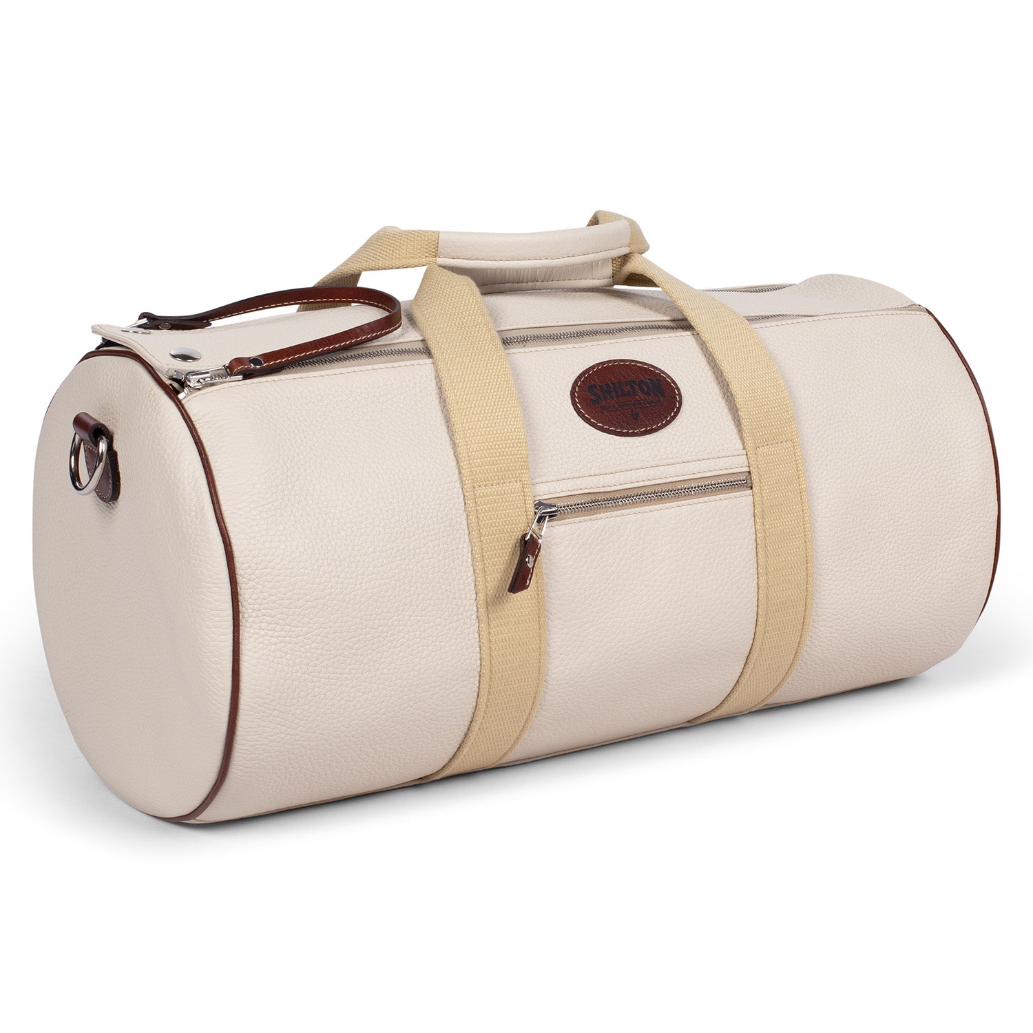 Leather travel bag miss Ecru - Shilton