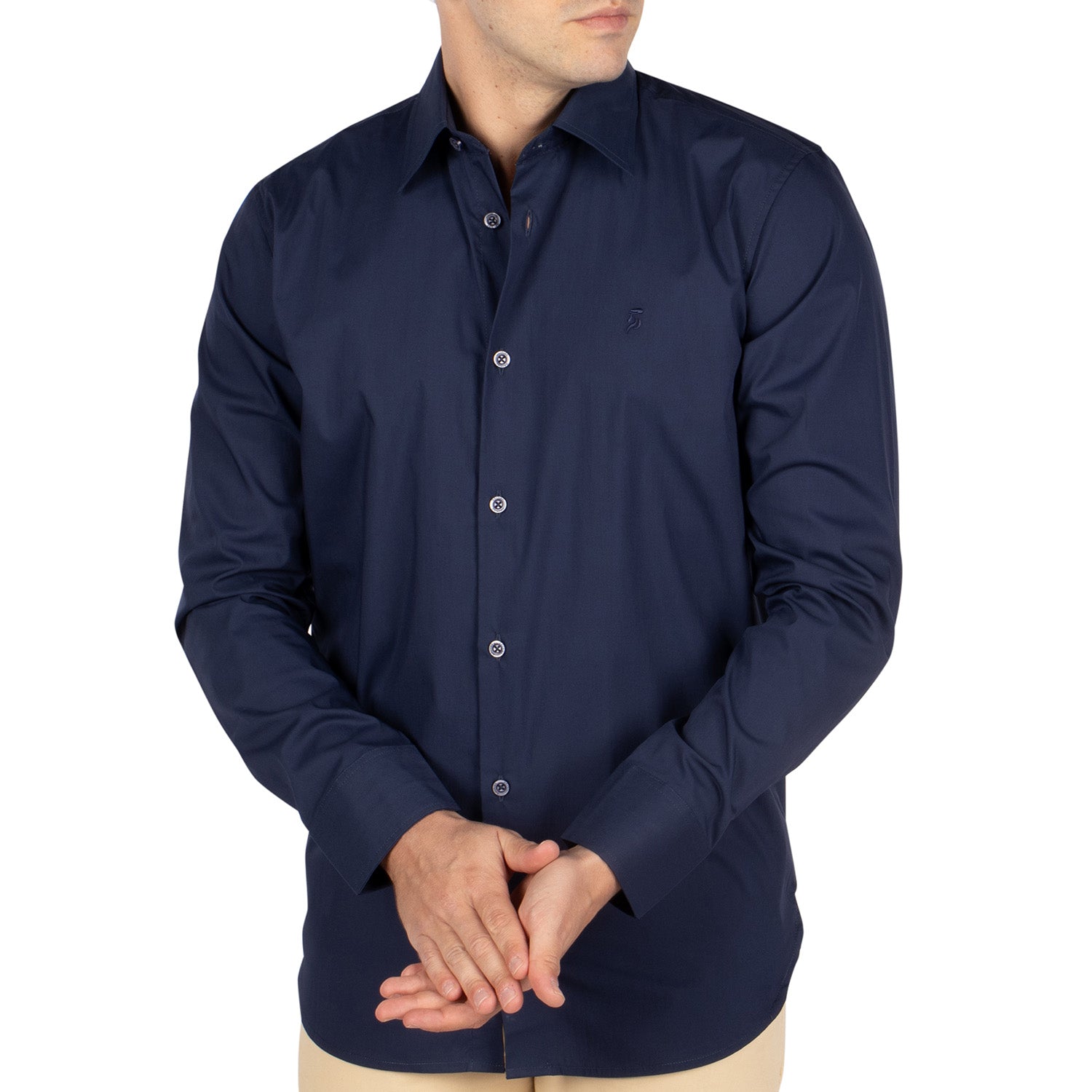Plain Navy shirt - Shilton
