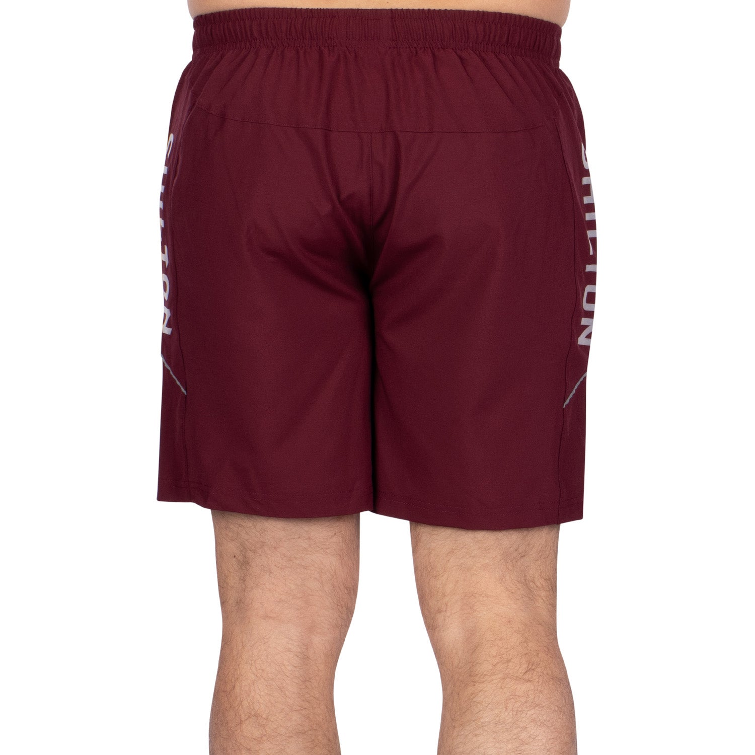 1967 Bordeaux sport shorts - back view - Shilton
