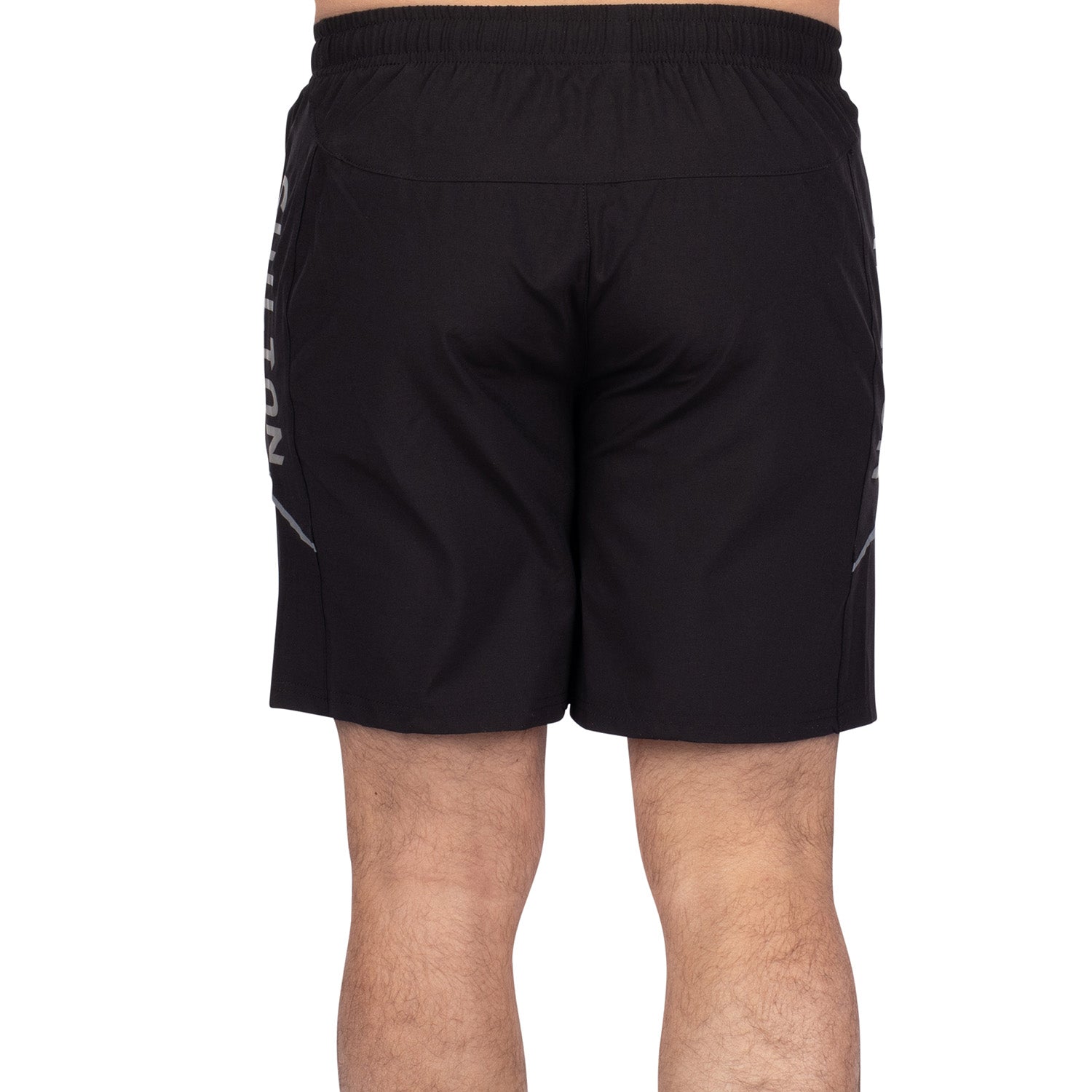 1967 Sports Shorts Black - back view - Shilton