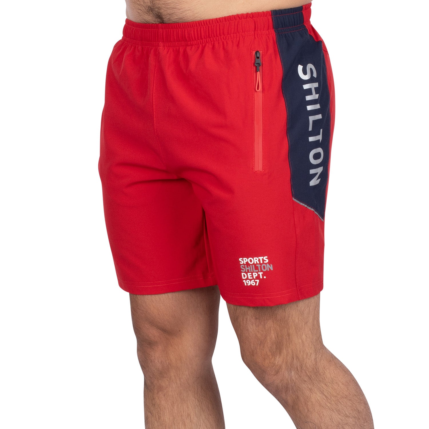 Orange two-tone sports shorts - Shilton